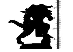 3D Printed Clay Cyanide Gator Factions Tribes Ragnarok D&D (Online Only)