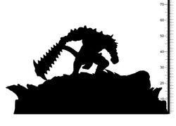 3D Printed Clay Cyanide Gator Factions Tribes Ragnarok D&D (Online Only)