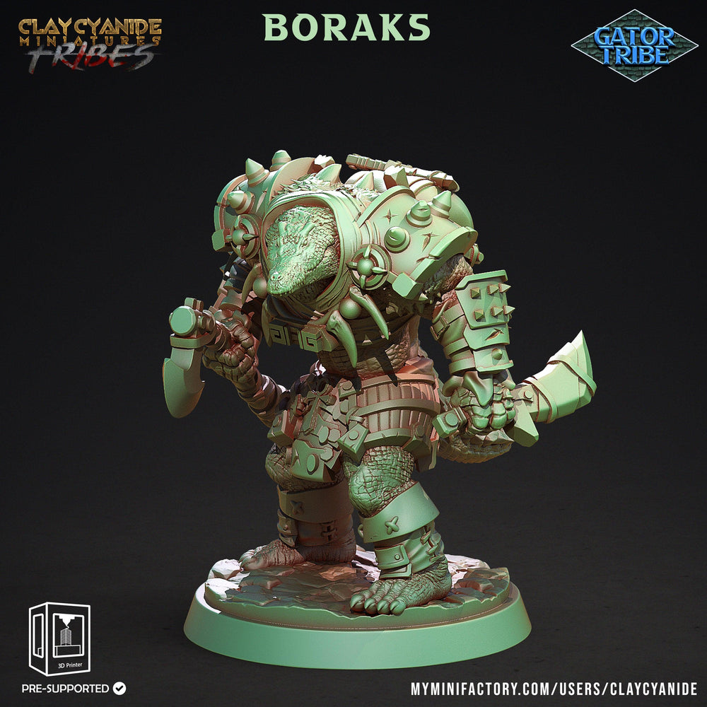 3D Printed Clay Cyanide Gator Factions Tribes Ragnarok D&D (Online Only)