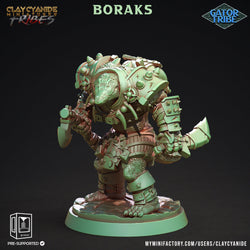 3D Printed Clay Cyanide Gator Factions Tribes Ragnarok D&D (Online Only)