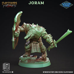 3D Printed Clay Cyanide Gator Factions Tribes Ragnarok D&D (Online Only)