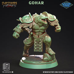 3D Printed Clay Cyanide Gator Factions Tribes Ragnarok D&D (Online Only)