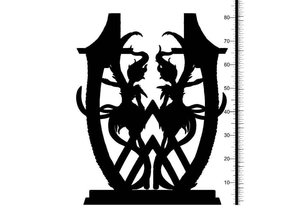 3D Printed Clay Cyanide Gemini Zodics 28mm-32mm Ragnarok D&D (Online Only)
