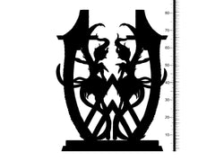 3D Printed Clay Cyanide Gemini Zodics 28mm-32mm Ragnarok D&D (Online Only)