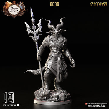 3D Printed Clay Cyanide Gorg Kingdom of Persia 28 32 mm D&D (Online Only)