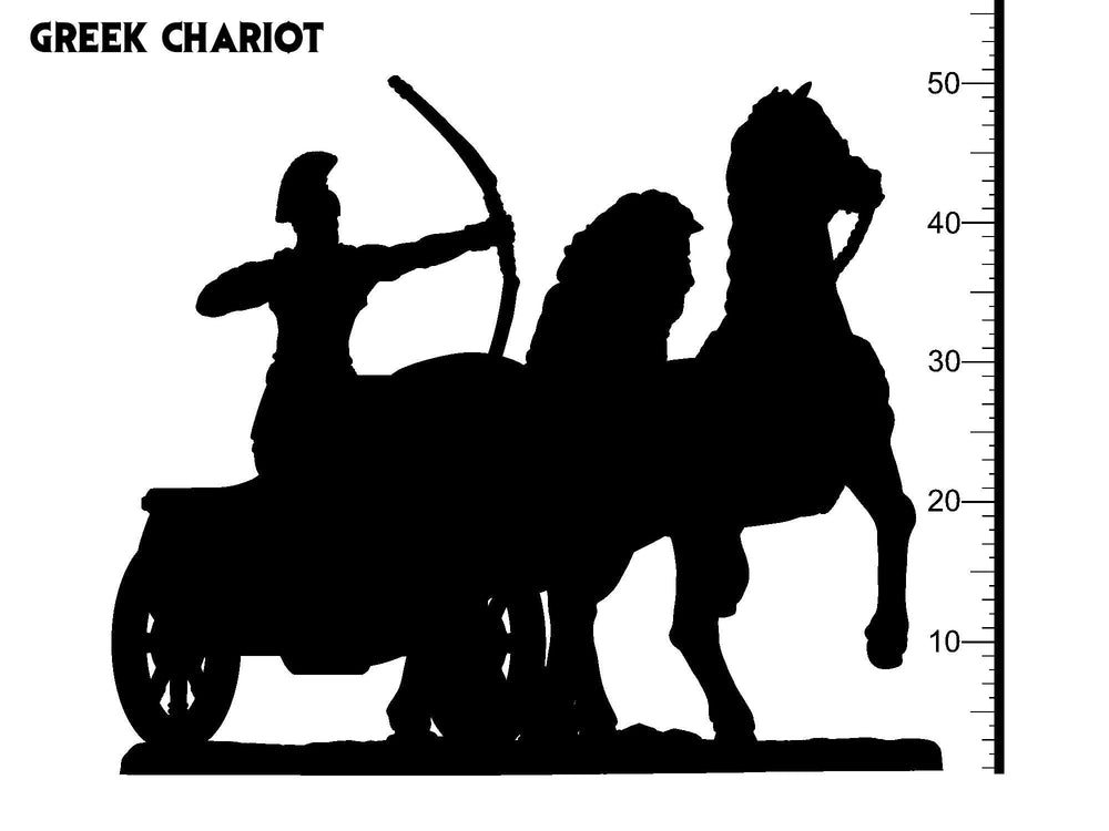 3D Printed Clay Cyanide Greek Chariot Greek Mythology Part 2 28 32 mm D&D (Online Only)