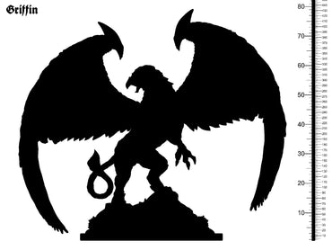 3D Printed Clay Cyanide Griffin The Legend of King Arthur Ragnarok D&D (Online Only)