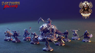 3D Printed Clay Cyanide Grim Flock Factions Tribes Ragnarok D&D (Online Only)