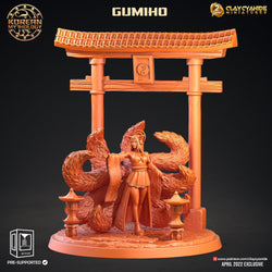 3D Printed Clay Cyanide Gumiho Nine Tails Korean Mythology Ragnarok D&D (Online Only)
