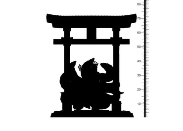 3D Printed Clay Cyanide Gumiho Nine Tails Korean Mythology Ragnarok D&D (Online Only)