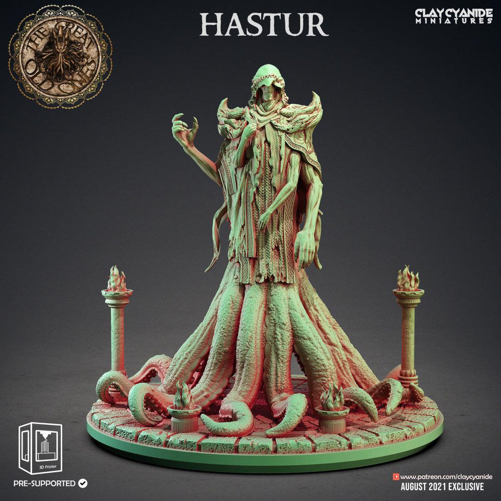 3D Printed Clay Cyanide Hastur Great Old Gods Ragnarok D&D (Online Only)