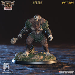 3D Printed Clay Cyanide Hector Basajaun Euskal Mythology 28 32 mm D&D (Online Only)
