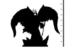 3D Printed Clay Cyanide Herio Euskal Mythology 28 32 mm D&D (Online Only)