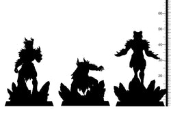 3D Printed Clay Cyanide Hugo Gaueko Euskal Mythology 28 32 mm D&D (Online Only)