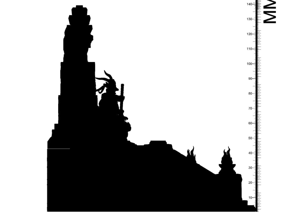 3D Printed Clay Cyanide Huitzilopochtli Pantheon of Aztecs Ragnarok D&D (Online Only)