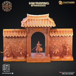 3D Printed Clay Cyanide Hwarang Wall Warriors Korean Mythology Ragnarok D&D (Online Only)