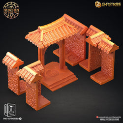 3D Printed Clay Cyanide Hwarang Wall Warriors Korean Mythology Ragnarok D&D (Online Only)
