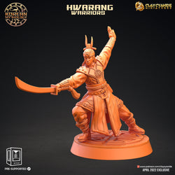 3D Printed Clay Cyanide Hwarang Wall Warriors Korean Mythology Ragnarok D&D (Online Only)