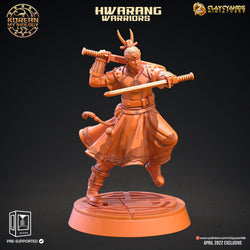 3D Printed Clay Cyanide Hwarang Wall Warriors Korean Mythology Ragnarok D&D (Online Only)