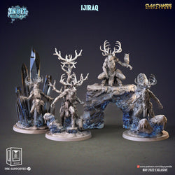 3D Printed Clay Cyanide Ijiraq Inuit Religion Ragnarok D&D (Online Only)