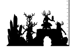 3D Printed Clay Cyanide Ijiraq Inuit Religion Ragnarok D&D (Online Only)