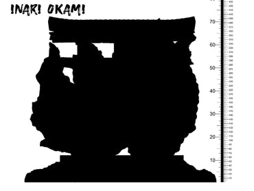 3D Printed Clay Cyanide Inari-Okami Japanese Deities Ragnarok D&D (Online Only)