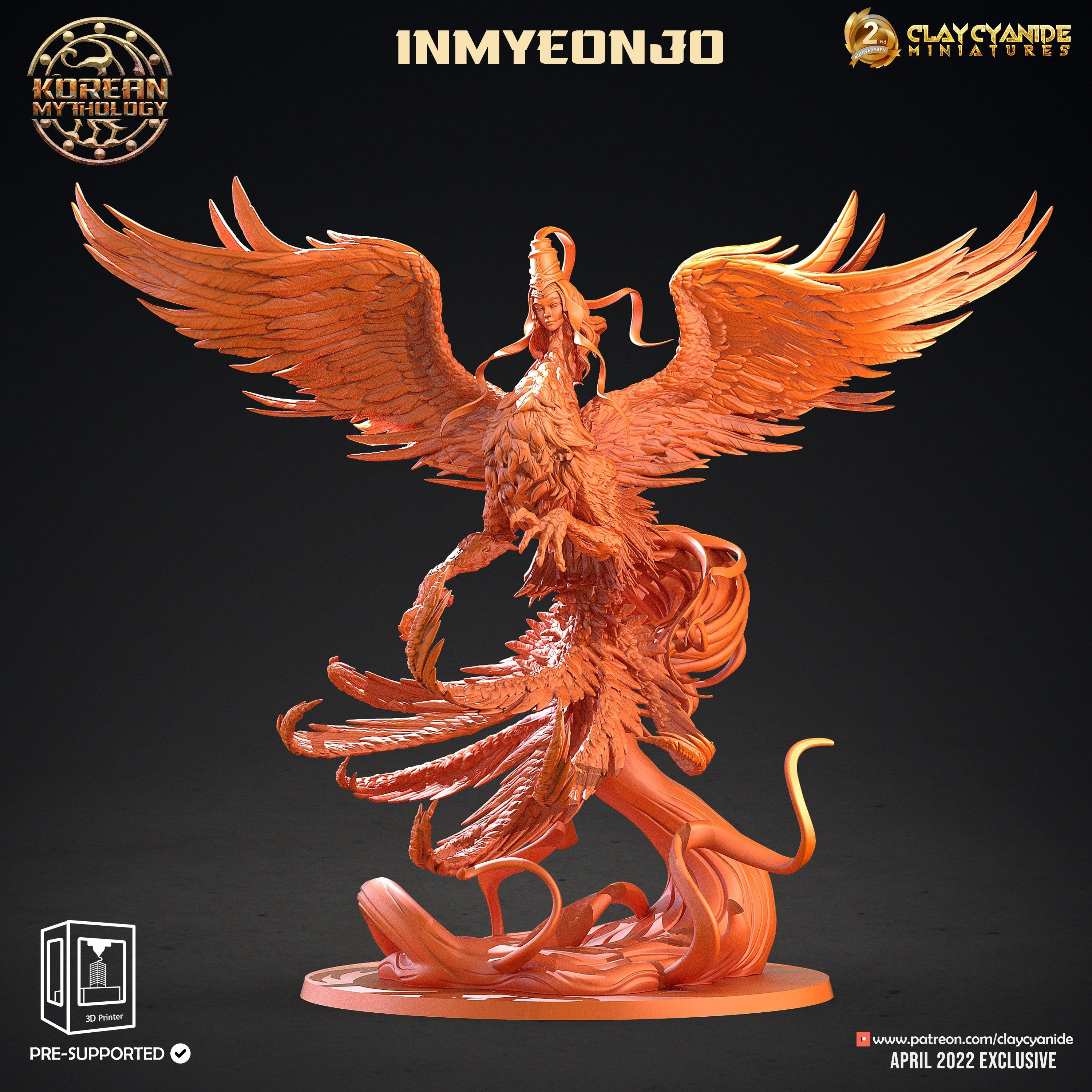 3D Printed Clay Cyanide Inmyeonjo Korean Mythology Ragnarok D&D (Online Only)