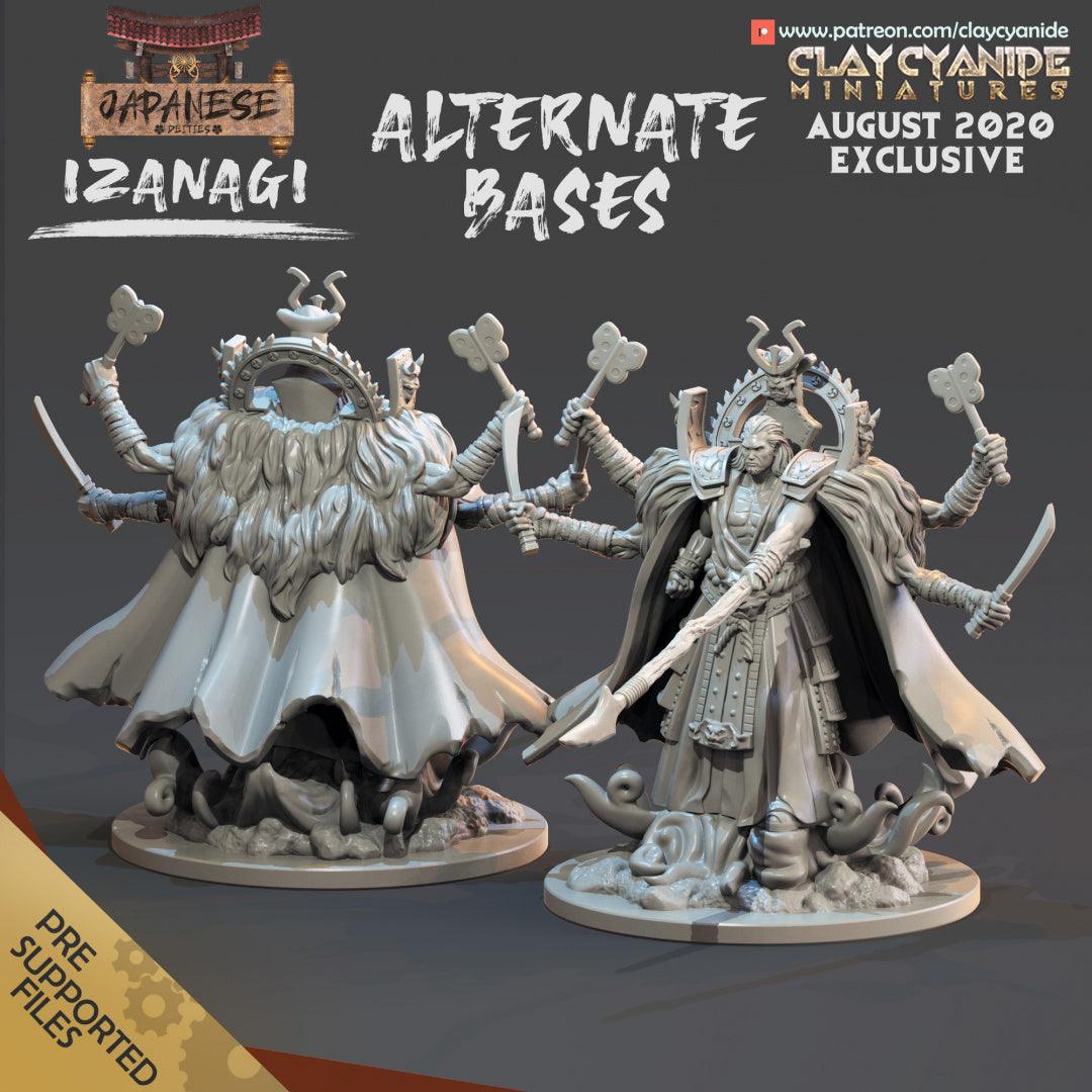 3D Printed Clay Cyanide Izanagi Alternate Japanese Deities Ragnarok D&D (Online Only)