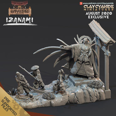 3D Printed Clay Cyanide Izanami Japanese Deities Ragnarok D&D (Online Only)