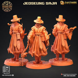 3D Printed Clay Cyanide Jeoseung Saja Set Korean Mythology Ragnarok D&D (Online Only)