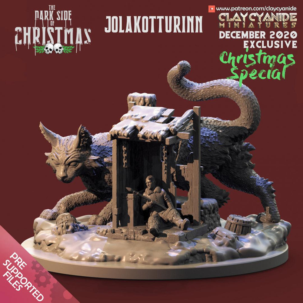3D Printed Clay Cyanide Jolakotturinn The Dark Side of Christmas 28mm-32mm Ragnarok D&D (Online Only)