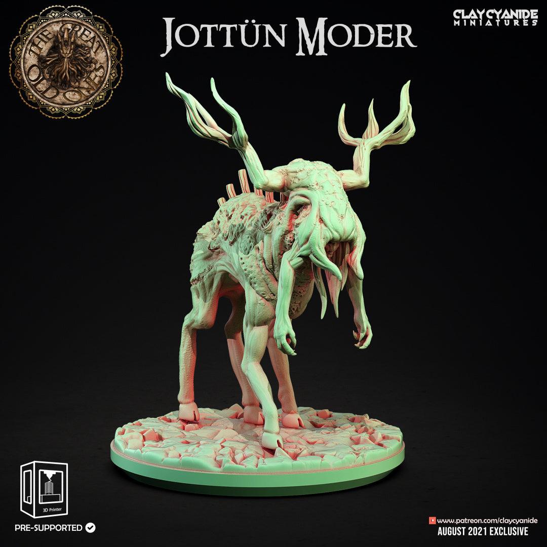 3D Printed Clay Cyanide Jottun Moder Great Old Gods Ragnarok D&D (Online Only)