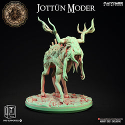 3D Printed Clay Cyanide Jottun Moder Great Old Gods Ragnarok D&D (Online Only)