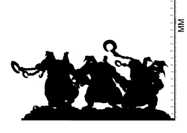 3D Printed Clay Cyanide Juan Tartalo Euskal Mythology 28 32 mm D&D (Online Only)