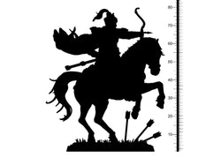 3D Printed Clay Cyanide Jumong Horse Rider Korean Mythology Ragnarok D&D (Online Only)