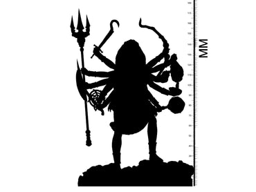 3D Printed Clay Cyanide - Kali 28mm 32mm D&D (Online Only)