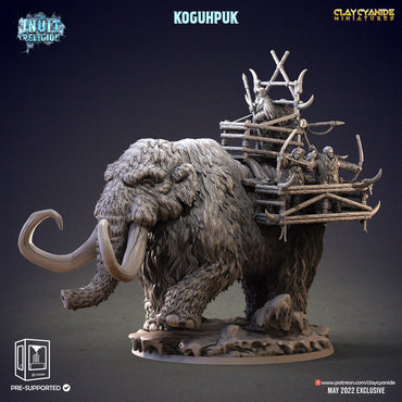 3D Printed Clay Cyanide Koguhpuk Inuit Religion Ragnarok D&D (Online Only)