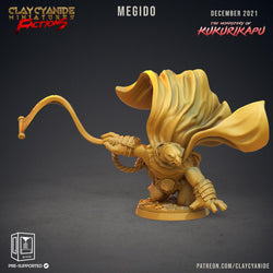 3D Printed Clay Cyanide Kukurikapu Monastery of Turtle-folk Factions Ragnarok D&D (Online Only)