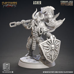3D Printed Clay Cyanide Kupalords Deathknights Godslayers Tribes Factions Ragnarok D&D (Online Only)