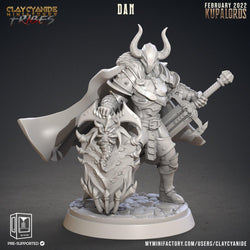 3D Printed Clay Cyanide Kupalords Deathknights Godslayers Tribes Factions Ragnarok D&D (Online Only)