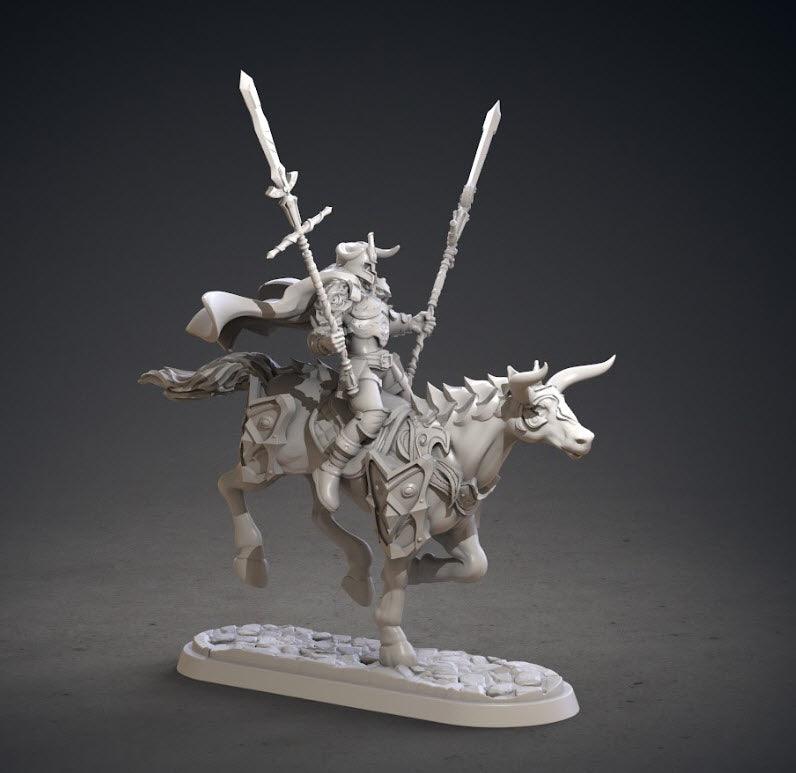 3D Printed Clay Cyanide Kupalords Deathknights Godslayers Tribes Factions Ragnarok D&D (Online Only)