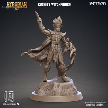 3D Printed Clay Cyanide Kushite Witch Finders Set Hyborian Age 28mm-32mm Ragnarok D&D (Online Only)