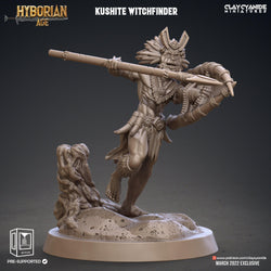 3D Printed Clay Cyanide Kushite Witch Finders Set Hyborian Age 28mm-32mm Ragnarok D&D (Online Only)