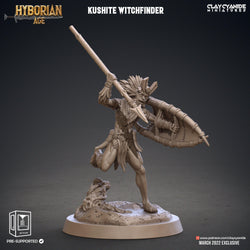 3D Printed Clay Cyanide Kushite Witch Finders Set Hyborian Age 28mm-32mm Ragnarok D&D (Online Only)