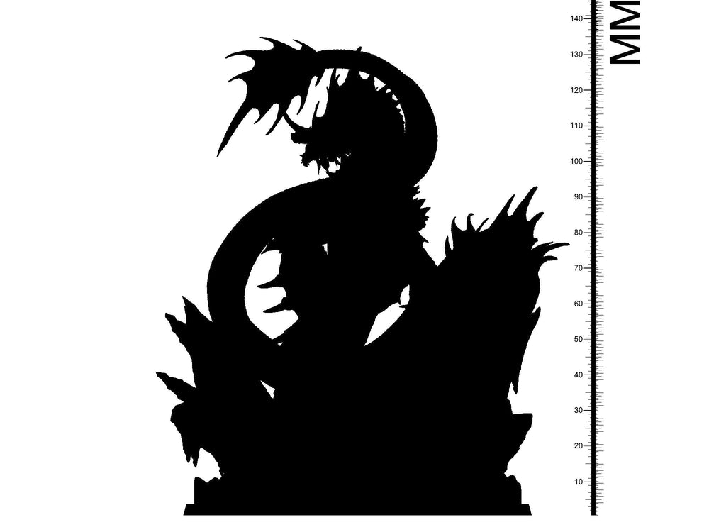 3D Printed Clay Cyanide Lochness Monster The Chronicles of Atlantis 28 32 mm D&D (Online Only)