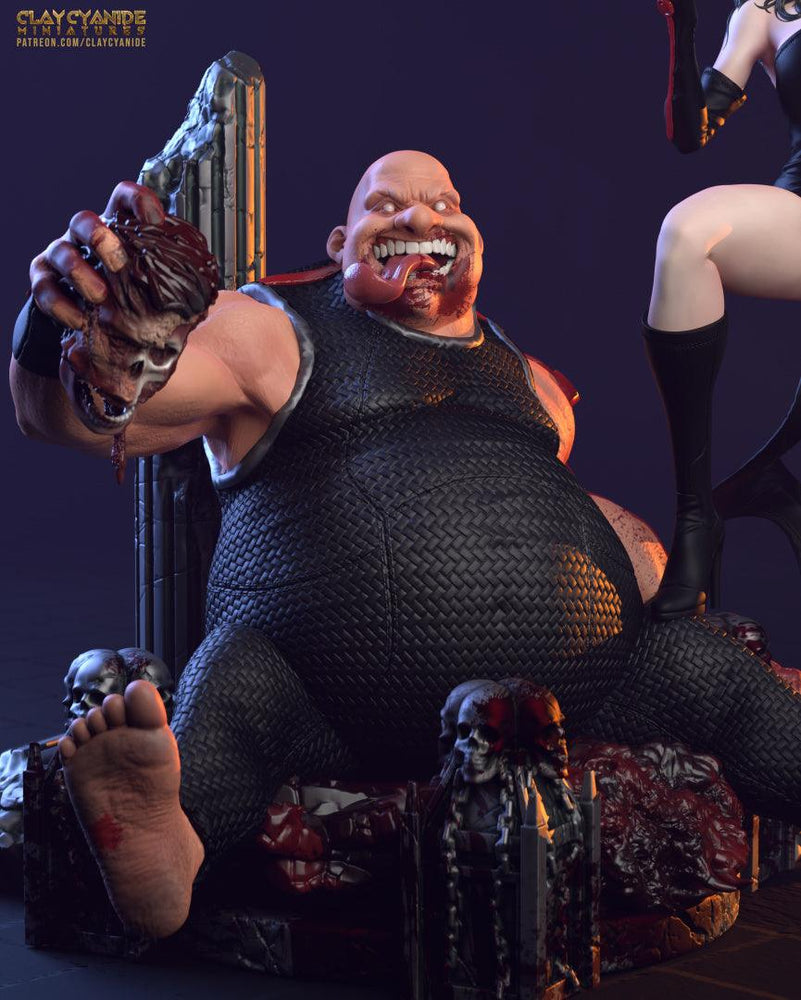 3D Printed Clay Cyanide Lust and Gluttony Deady Sins Ragnarok D&D (Online Only)