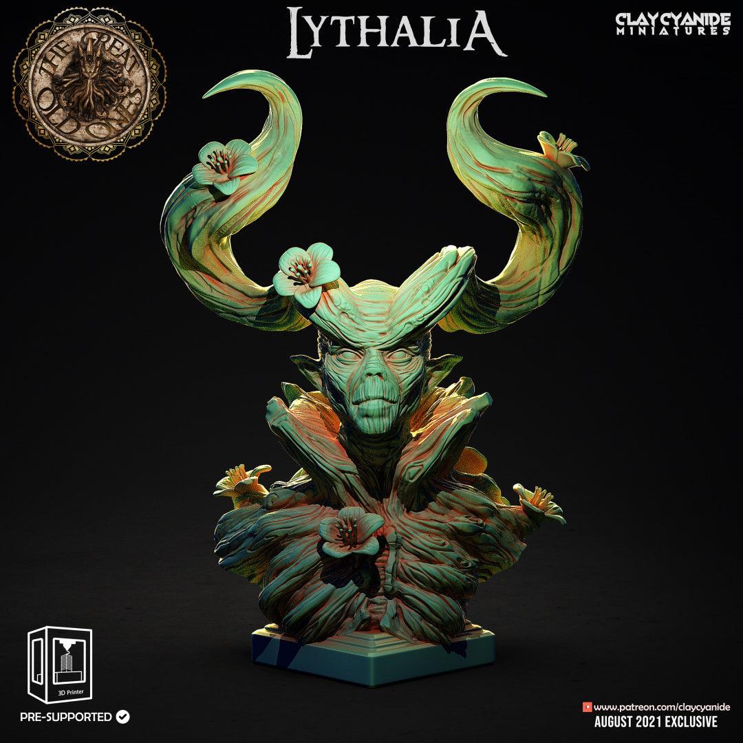 3D Printed Clay Cyanide Lythalia Bust Great Old Gods Ragnarok D&D (Online Only)