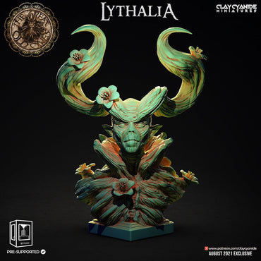 3D Printed Clay Cyanide Lythalia Bust Great Old Gods Ragnarok D&D (Online Only)