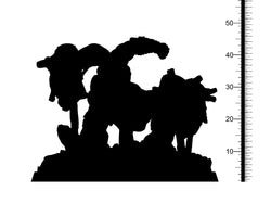 3D Printed Clay Cyanide Mahrem Ethiopian Mythos 28 32 mm D&D (Online Only)