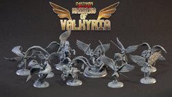 3D Printed Clay Cyanide Maidens of Valkyria Tribes Factions Ragnarok D&D (Online Only)